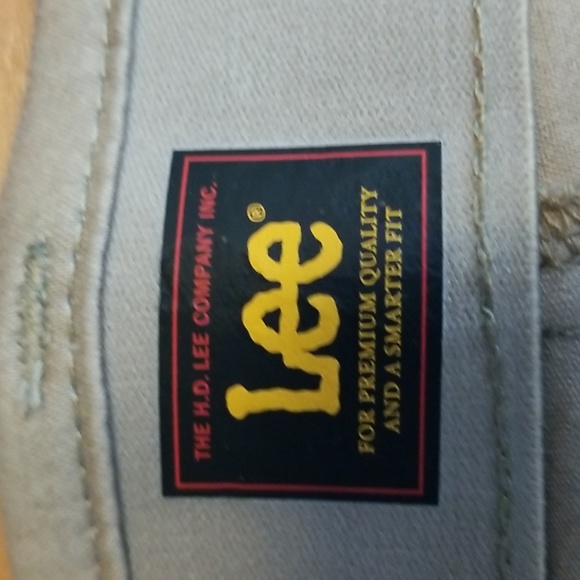 Lee Women's Stretch Chino Pants Size 14 Tan - Picture 8 of 11